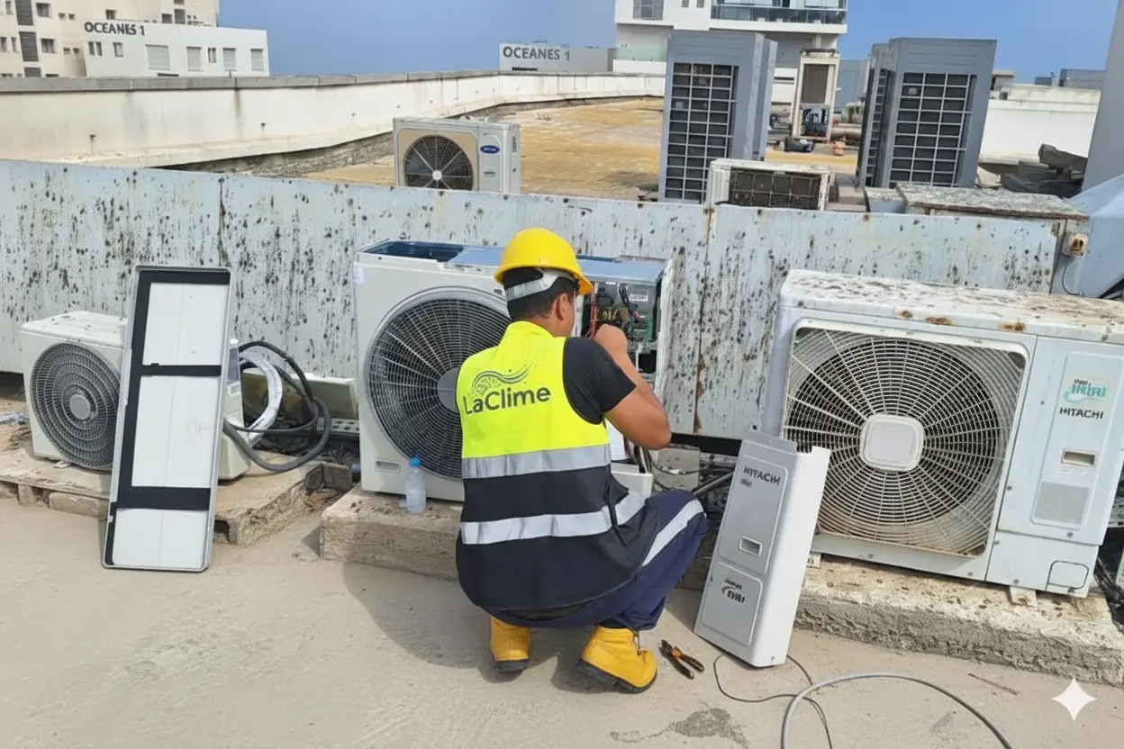Installation professionnelle de système de climatisation